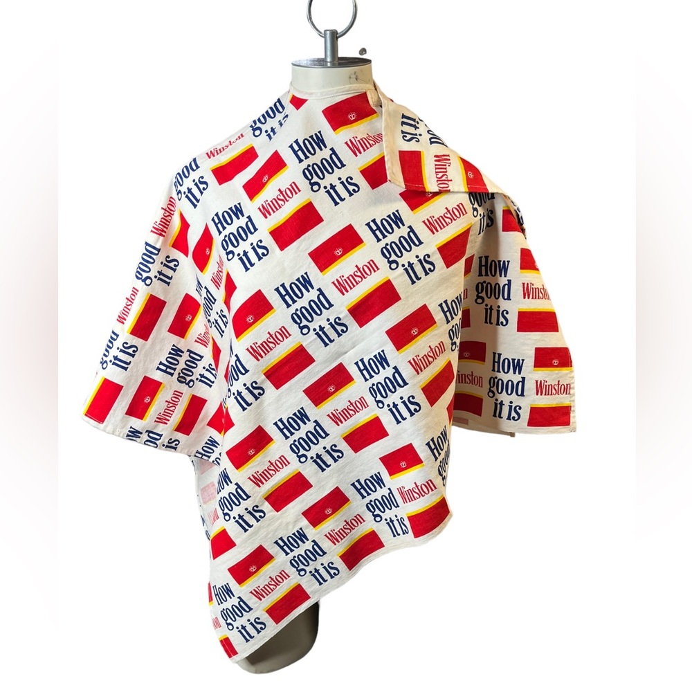 Vintage 1970’s Winston Cigarette Cape/Poncho